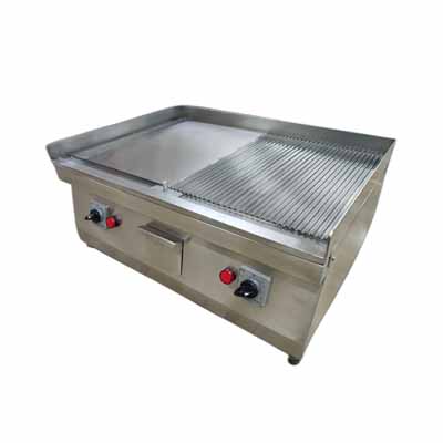 Griddle Hot Plate Serrated