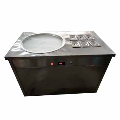 50cm Round Pan Ice Cream Roll Machine IC500